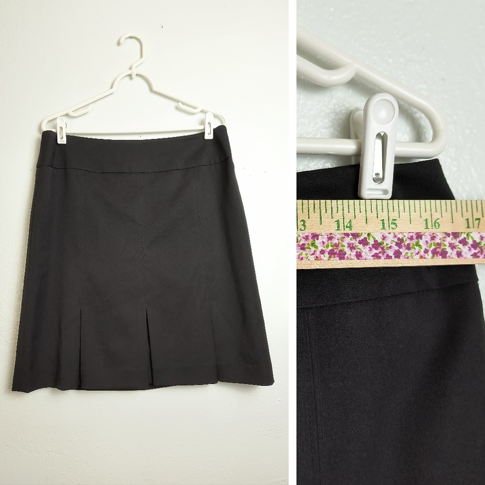 Jones Wear Petite Pleat Skirt Women's 12 Petite Black